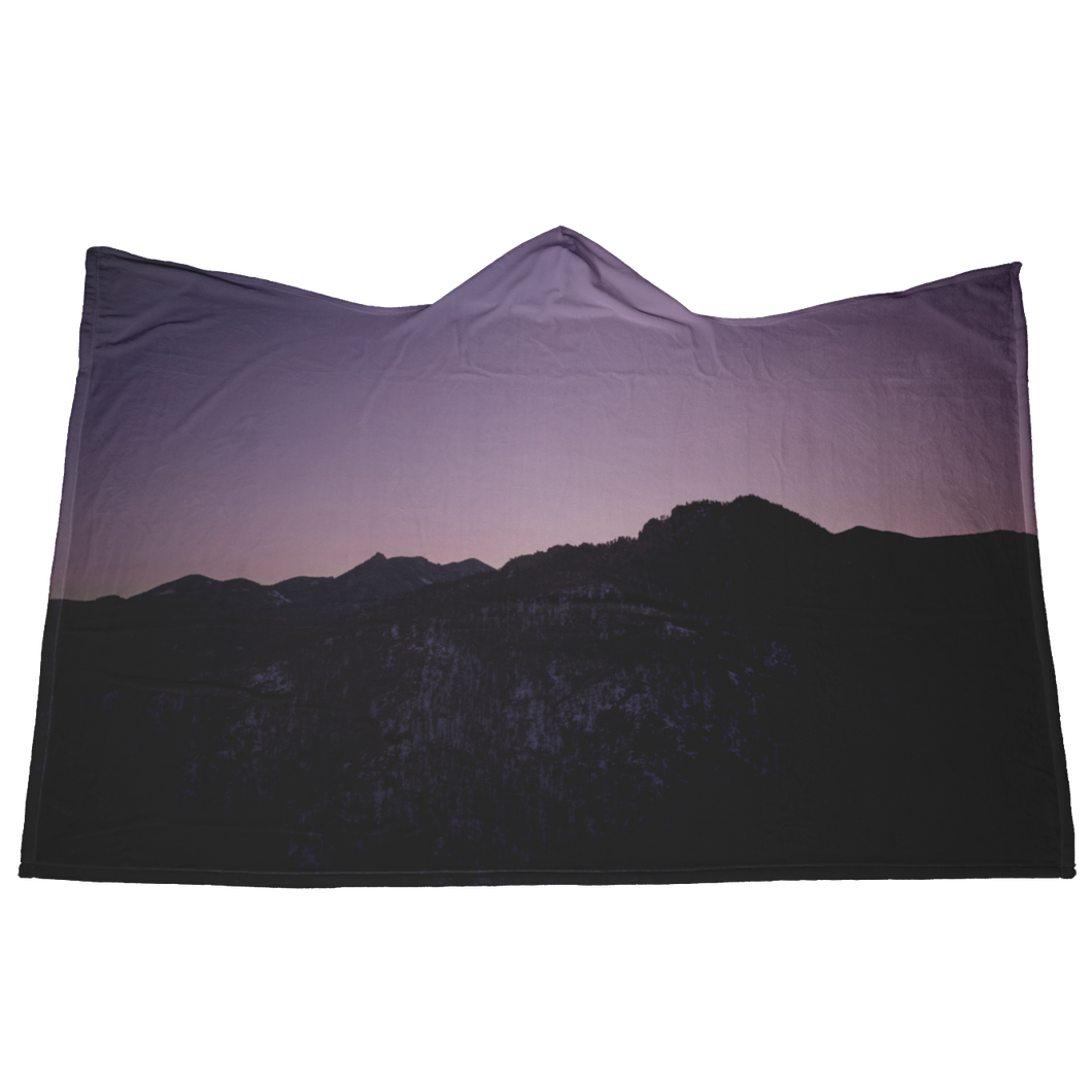 Purple Sky - Hooded Blanket