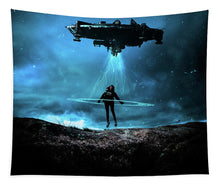 Load image into Gallery viewer, UFO Abduction - Tapestry