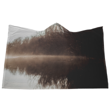 Load image into Gallery viewer, Foggy River - Hooded Blanket