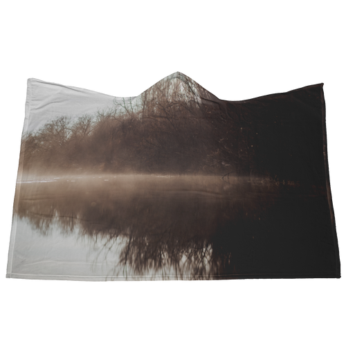 Foggy River - Hooded Blanket