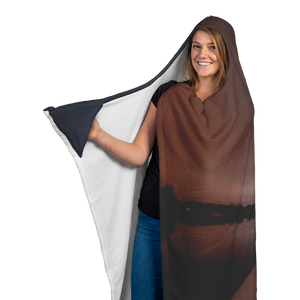 Midnight Pond - Hooded Blanket