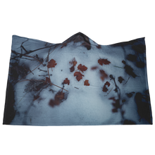 Load image into Gallery viewer, Snowy Leaves - Hooded Blanket