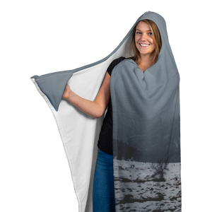 Foggy Chautauqua  - Hooded Blanket