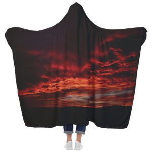 Denver Sunset - Hooded Blanket