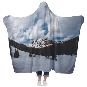 Snowy Mountain - Hooded Blanket