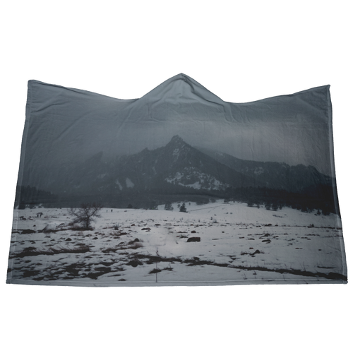 Foggy Chautauqua  - Hooded Blanket