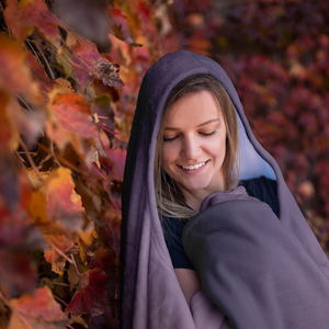 Purple Sky - Hooded Blanket