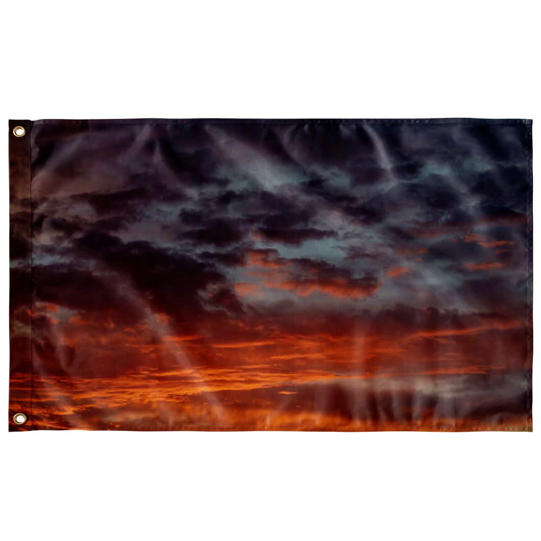 Colorful Sunset - Flag